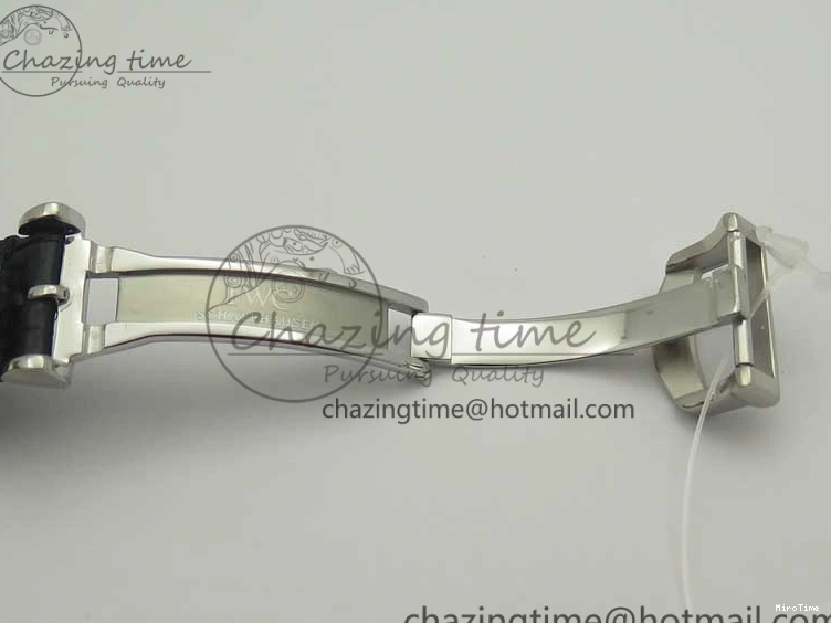 MIROTIME 0321 Portofino Automatic SS TWF 1:1 Best Edition Black Dial on Black Leather Strap A TravelReady 7199